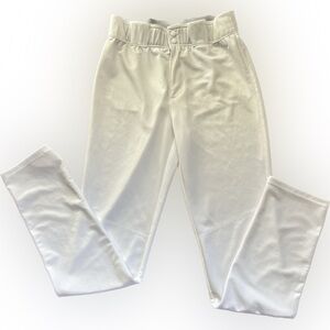 Adidas Open Hem NWOT White Baseball Pants Men’s Size Medium Elastic Waistband